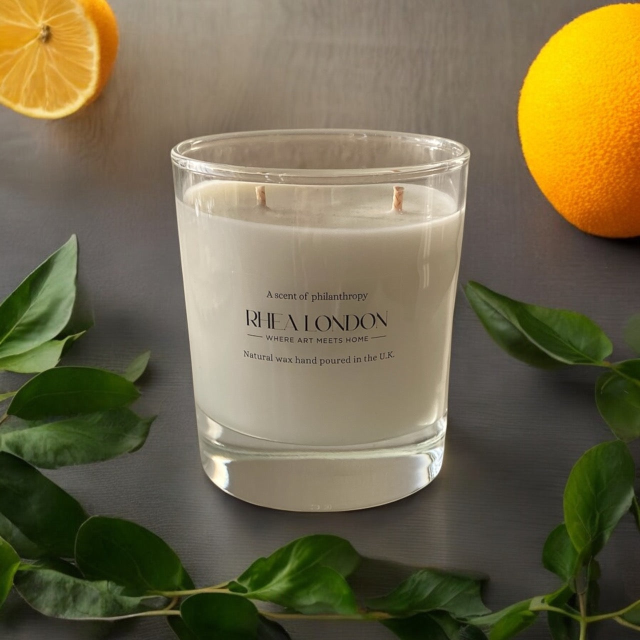 Sweet Orange & Bergamot Soy Wax Scented Candle