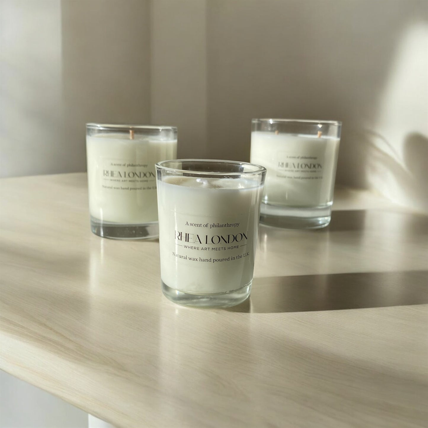 70g Small Cinnamon & Vanilla & Plum White Wax Clear Votive Candle