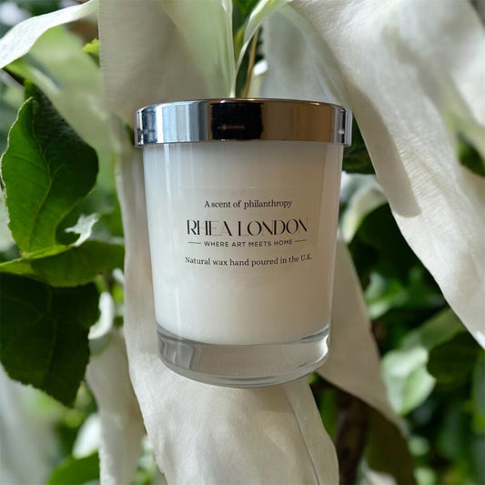 natural wax scented luxury candle