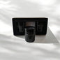 votive black natural wax luxury scented candle