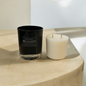 Citrus & Basil & Amberwood Black Natural Wax Scented Candle