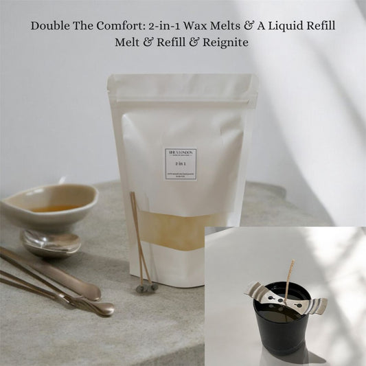 wax melt and a candle refill