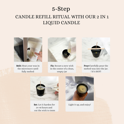 2 in 1: Wax Melt And Liquid Refill Citrus & Basil & Amberwood