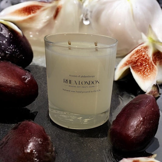 natural wax scented candle