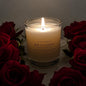 Bergamot & Jasmine & Vanilla & Musk  Natural White Wax Scented Candle