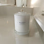 Citrus & Basil & Amberwood 350g  White Natural Wax Scented Candle